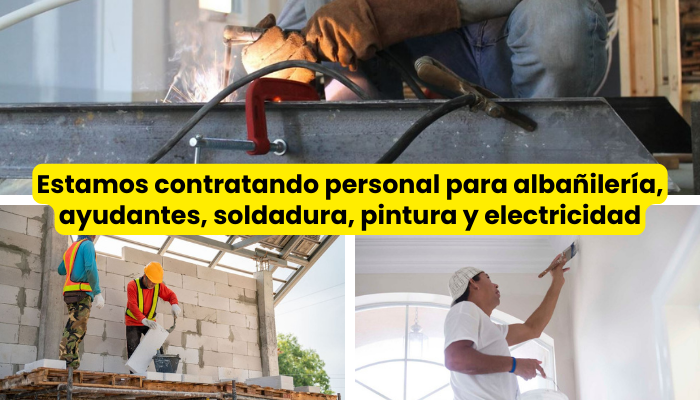 personal para albañileria